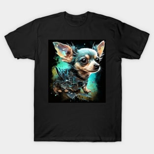 Chihuahua Puppy doggy dog Sci-fi T-Shirt